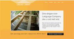 Desktop Screenshot of languagecompany.nl